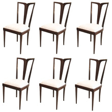 Load image into Gallery viewer, Set Of 6 Dining Chairs Chairs By Borsani
