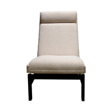 Load image into Gallery viewer, 1960s Danish structural tall back armchairs newly upholstered with a bouclé fabric

