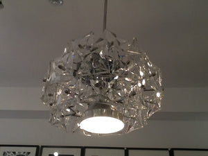 1960s Kinkeldey Prism Crystal Glass Chandelier