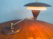 Load image into Gallery viewer, 1950s Art Speciality Co Flying Saucer Desk Lamp
