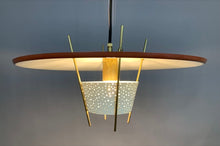 Load image into Gallery viewer, 1950s Space Age Hillebrand Pendant Light by Ernest Igl
