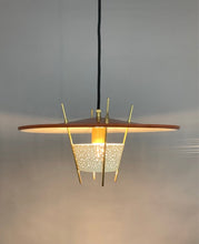 Load image into Gallery viewer, 1950s Space Age Hillebrand Pendant Light by Ernest Igl
