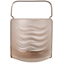 Load image into Gallery viewer, 1970s Azteca Frosted Crystal Glass Ice Bucket by Fabio Frontini
