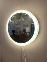 Load image into Gallery viewer, 1970s German Round Illuminated Wall Mirror
