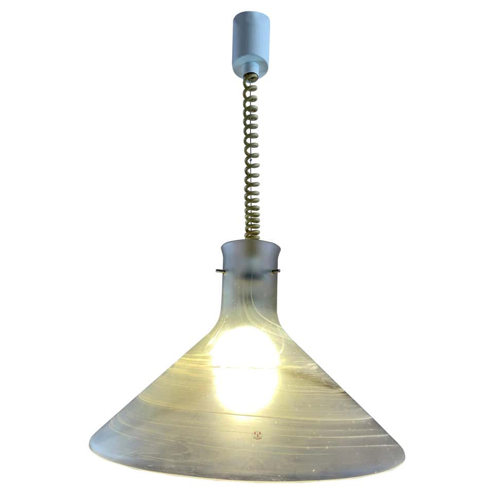 1970s Peill & Putzler Conical Ceiling Light