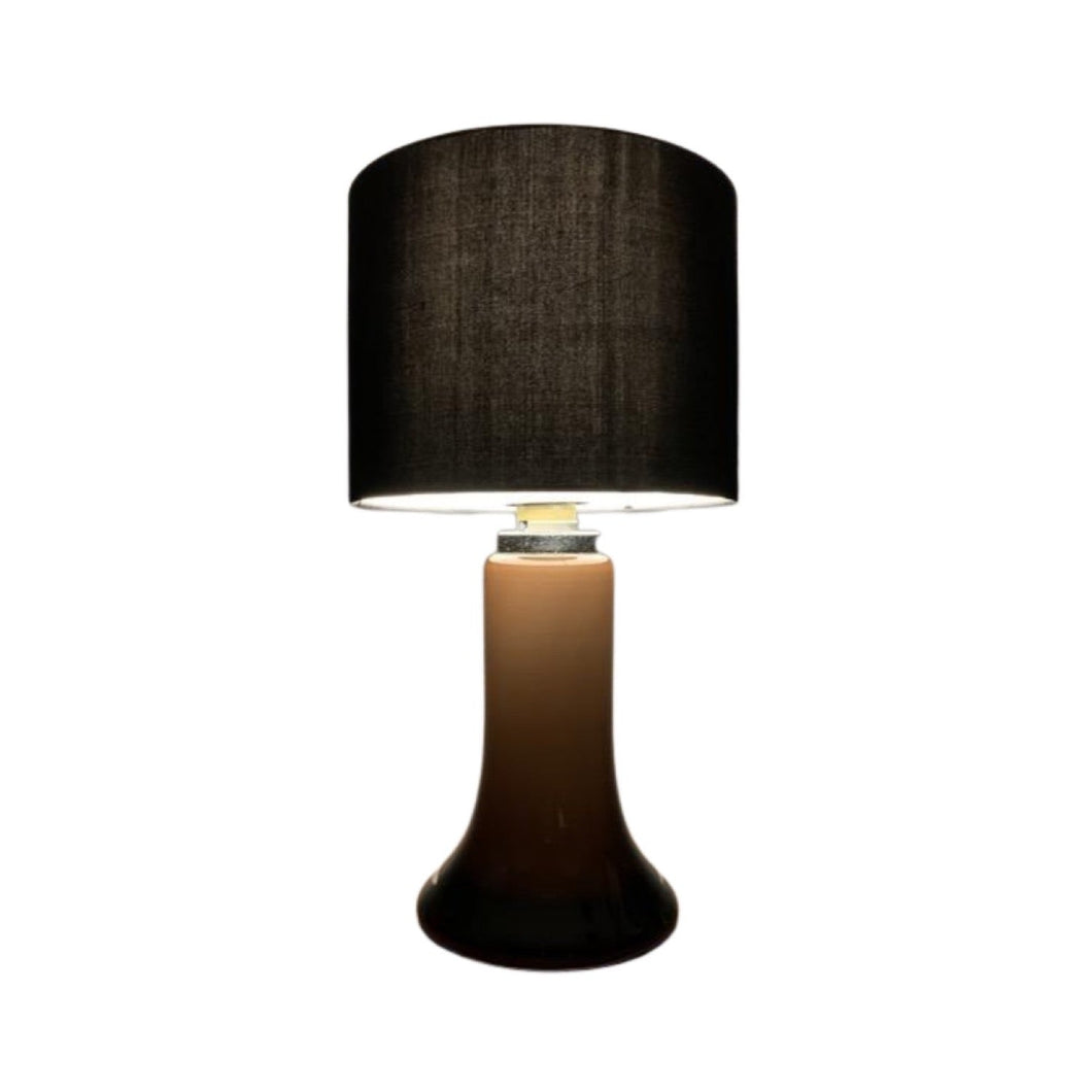1970s Glashütte Limburg Glass Table Lamp