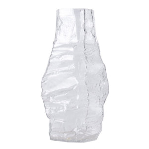 1970s Large Peill & Putzler 'Glacier' Glass Vase