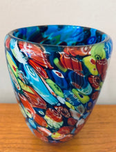 Load image into Gallery viewer, Italian Millefiori Murano Glass Vase
