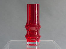 Load image into Gallery viewer, 1960s Finnish Riihimaki Red Vase by Tamara Aladin
