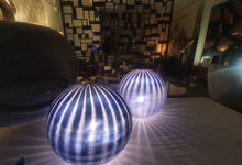 Load image into Gallery viewer, Pair of Large Murano &quot;Bauble&quot; lamps
