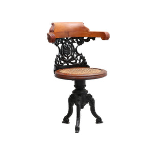 Early 20th century cast iron ship stool