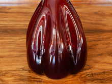 Load image into Gallery viewer, Vintage Gullaskruf Ruby Red Blomglas Art Glass Vase
