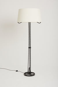 Art Deco Wrought Iron Floor Lamp