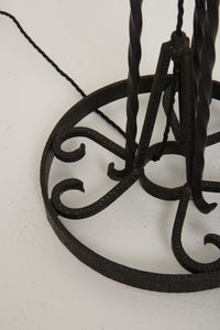 Art Deco Wrought Iron Floor Lamp