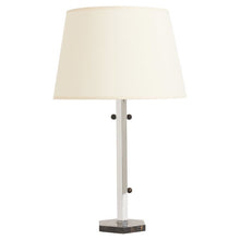 Load image into Gallery viewer, Art Deco Nickel and Marble Table Lamp
