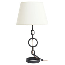 Load image into Gallery viewer, Midcentury Black Chain Table Lamp
