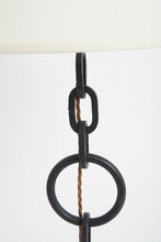 Load image into Gallery viewer, Midcentury Black Chain Table Lamp
