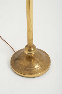 Pair of Midcentury Brass Floor Lamps