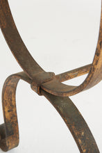 Load image into Gallery viewer, Midcentury Spanish Gilt Iron Stool
