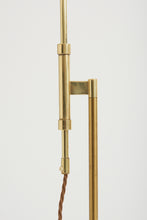 Load image into Gallery viewer, Midcentury Brass Reading Floor Lamp
