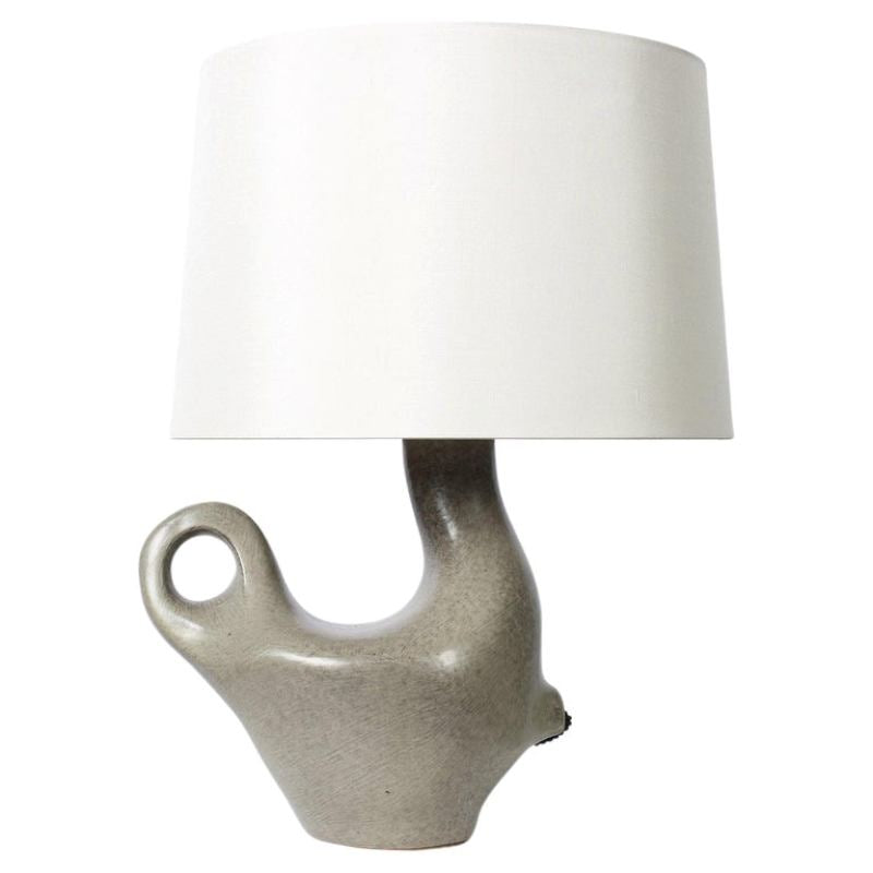 Zoomorphic Ceramic Lamp by Max Idlas