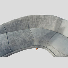 Load image into Gallery viewer, Vintage Federico Munari Italy Design Curved Sofa
