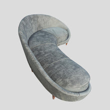 Load image into Gallery viewer, Vintage Federico Munari Italy Design Curved Sofa
