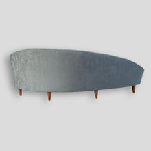 Load image into Gallery viewer, Vintage Federico Munari Italy Design Curved Sofa
