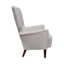 Load image into Gallery viewer, 1940s Danish high back stylish lounge chair newly upholstered
