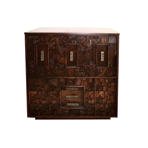 A 1960's Brutalist cabinet by Lane
