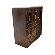 Load image into Gallery viewer, A 1960&#39;s Brutalist cabinet by Lane
