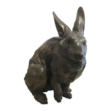 Load image into Gallery viewer, Mid-century Japanese bronzed cast alloys sculpture of a giant rabbit
