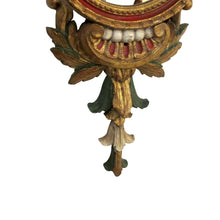 Load image into Gallery viewer, 1950S Italian Pair Of Giltwood Wall Sconces With Mirror
