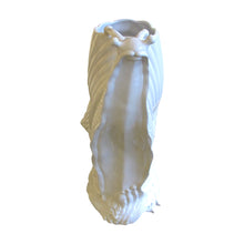 Load image into Gallery viewer, Italian 1950s Large White Glaze Ceramic Snail Vase/Planter
