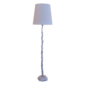 1960s Spanish Silver-Plated Bronze Floor Lamp In The Shape Of A Branch by Valenti