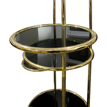 Load image into Gallery viewer, 1970s Tall Circular Articulated Brass Shelving Unit, Belgian
