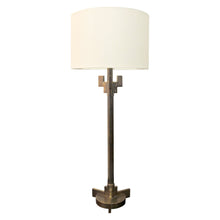 Load image into Gallery viewer, 1980s Italian Pair Of Structural Brass Table Lamps
