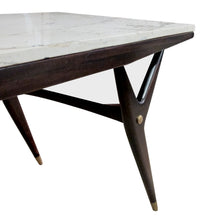 Load image into Gallery viewer, 1950s Swedish Coffee Table With Custom Made Marble Top
