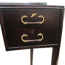 Load image into Gallery viewer, 1940s Swedish Mahogany Dressing Table With Its Original Mirror
