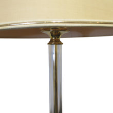 Load image into Gallery viewer, 1970s Italian Pair of Large Lucite Table Lamps with Conic Lampshades
