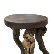 Load image into Gallery viewer, 1950s French, Set Of 3 Twisted Grape-vine Roots Bar Stools
