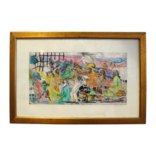 Load image into Gallery viewer, Italian 1977 Set of Two Colourful Watercolours by Valerio Mazzanti
