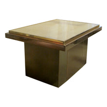 Load image into Gallery viewer, Italian 1970s Pair of Travertine Top Side Tables by Willy Rizzo
