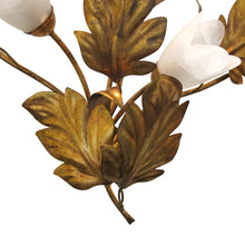 Load image into Gallery viewer, 1960s Pair of Floral and Leaf Wall Lights by Hans Kögl, German
