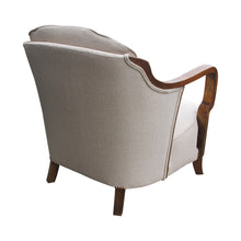 Load image into Gallery viewer, 1930S Swedish Art Deco Single Armchair Newly Upholstered with Oak Frame
