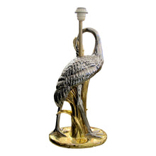 Load image into Gallery viewer, 1970s Large Heron Porcelain Table Lamp manufactured by San Marco, Italy
