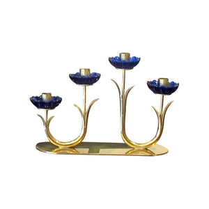 1950s Set of 8 Candleholders designed by Gunnar Ander for Ystad Metall, Swedish