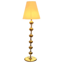 Load image into Gallery viewer, Swedish 1960s Single Tall Brass and Glass Bulbous Floor Lamps
