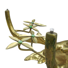 Load image into Gallery viewer, 1970s Willy Daro “Bonsai” Brass Coffee Table with Green Beads, Belgian
