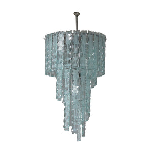 Fontana Arte chandelier, Italian 1960's